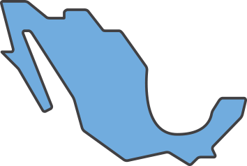 Mapa México número uno